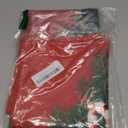 Netnology Watercolor Red Christmas Table Runner with Christmas Tree Branch Decoration,Seasonal Winter Xmas Party Decoration for Holiday Indoor Home Kitchen Decor 13 x 72 Inch