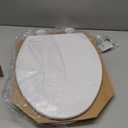 Bemis 1500EC 390 Lift-Off Wood Elongated Toilet Seat, Cotton White (Pack of 1)
