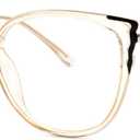 Zeelool Cat Eye Blue Light Blocking Glasses for Women Men ZJGX338746-03B Champagne