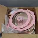 Astercook 21 Pcs Pots and Pans Non Stick Ceramic Cookware Set, Detachable Handles, RV Kitchen Cooking Set, Oven Safe, Induction Ready, Stackable, Pink