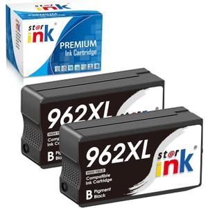 Starink 962 962XL Ink Cartridges Black 2PACK