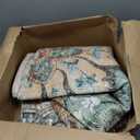 Area Rugs 6'x9' Washable Non-Slip, Floral Vintage Distress Print Pattern Medallion Carpet for Living Room Bedroom Dining Room, Brick Red Rust Neutral Brown Burnt Orange Green