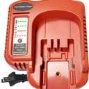 BDFC240 9.6V-24V Battery Charger Compatible with Black & Decker 24V 18V 14.4V 12V 9.6V Firestorm Battery HPB18-OPE HPB18 HPB14 HPB12 HPB96 HPB24 244760-00 A1718 FS180BX FS18C FS18FL FSB18
