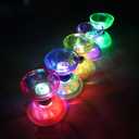 Chinese Diabolo Yoyo Set - Triple Bearing LED Diabolo Yo-yos Juggling Toys with Diablo Sticks, String & Net Bag, Easier Start/Faster/Stable & Lasts Longer (Blue), 5.12 inches