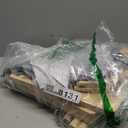 Pawaboo Elevated Cat Hammock Bed, 2-Tier Cats Bed with 2 Teasers, Wooden Cats Furniture with Kitten Scratching Mat,Double Cat Beds Interactive Stair Shaped Pet Hammock for Indoor Kitties Climbing (Wood Color + Grey)