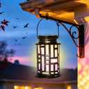 SRNPMIU Solar Lanterns Outdoor, Solar Lights Outdoor Decor Waterproof, Hanging Garden Decorative, Gifts for Women Mom, for Yard Patio Lawn Pathway Landscape