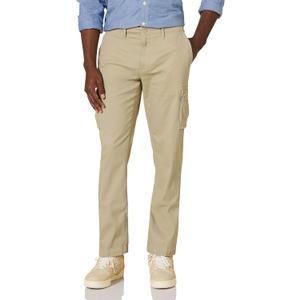 Amazon Essentials Men's Straight-Fit Stretch Cargo Pant (40W x 28L, Khaki Brown)