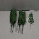 Alpurple 25 PCS Artificial Pine Branches-13.7 Inches Fake Greenery Plants Pine Sprigs-Faux Pine Leaves Picks for DIY Garland Crafts Christmas Embellishing and Home Garden Decoration (25PCS)