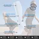 FuelMeFoot 3 Pack Copper Compression Socks - Compression Socks Women & Men Circulation - Best for Medical,Running,Athletic (White, XL)