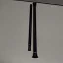 Small Tension Rod 16-38inch Black Tension Curtain Rod No Drilling Spring Rods for Windows Short Tension Rod Adjustable Curtain Rod for Windows,Door,Closet,Kitchen