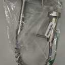 GIMILI Kitchen Faucet with Pull Down Sprayer Single Hole Stainless Steel Sink Faucet, Suitable for Farmhouses, RV, Laundry Room, Outdoor, and Campers. Llave para fregadero de cocina Brushed Nickel