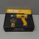 SEEKONE Heat Gun 1800W 122-120250- 650Fast Heating Heavy Duty Hot Air Gun Kit Variable Temperature Control Overheat Protection with 4 Nozzles for Crafts, Shrinking PVC, Stripping Paint(5.2FT)