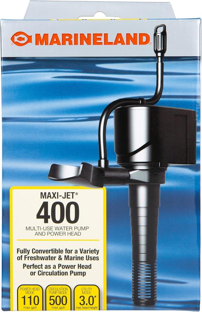 Marineland Maxi-Jet, Multi-Use Water Pump and Power Head (110/500 gph) Marineland Maxi-Jet, Multi-Use Water Pump and Power Head (110/500 gph)