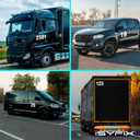 iSYFIX Reflective Vinyl Number 8 (Eight) Stickers - 6 Pack 9 inch Self Adhesive - Premium Decal Die Cut & Pre-Spaced for Mailbox, Signs, Door, Cars, Trucks, Home, Business, Address Number, Outdoor