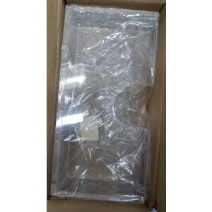 Clear Acrylic Napkin Holder for Table, Elegant Non-Slip Guest Towel Tray for Bathroom, Waterproof Vertical Tissue Dispenser for Kitchen, Dining, Bar, Office Right Angles