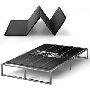 Bunkie Board 10MM, Folding Spring Box, Light and Thin, Breathable, Noise Minimizing, Moisture Resistant Bunkieboards,Bed Support Flat Noodles, 72x84'', California King