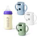 Mity rain 3 Pack Silicone Sleeves for Lansinoh Glass Bottles 5 OZ - Anti Breakage Baby Bottle Holder, Compatible with Lansinoh Glass Bottles for Babies with Handle