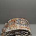 3x12 Hallway Washable Runner Rug : Vintage Soft Kitchen Bathroom Laundry Runner Non Slip Backing Farmhouse Entryway Floor Mat Stain Resistant Carpet for Bedroom Living Room Distressd Beside Rug Orange