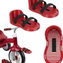 Adaptive Bike Pedal with Adjustable Straps, Tricycle Pedal Foot Support, Secure Foot Holder for Tricycles, Easy Install Anti-Slip Pedal Support for Safe Riding