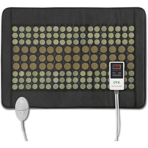 UTK Far Infrared Heating Pad for Back, 5X Pain Relief for Waist, Abdomen, Thigh, Hip, Hot to 159, FSA-HSA Eligible, Natural Jade & Tourmaline, Auto Shut Off, 21" x 31'' Large Size, Gift for Women Men