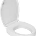 Swiss Madison Ryse 3" Raised Round Soft Close ADA Compliant Toilet Seat in Glossy White