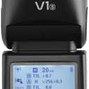 GODOX V1 V1-S Flash for Sony, 76Ws 2.4G TTL Speedlite for Sony HSS 1/8000s, 480 Full Power Shots, Rechargeable Li-ion Battery, 1.5s Recycle Time, 10 Levels LED Modeling Lamp