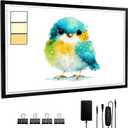 A1 Light Pad for Diamond Painting,10000+ LUX Super Bright,3 Colors &10 Level/Stepless Dimming Light Board Extra Large with UL Adapter for Diamond Painting,Drawing,Tracing,Sketching 34.5"X 23"