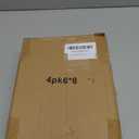 KINLINK 6x8 Picture Frame White Set of 4, Wooden Photo Frames Matted 4x6 with Plexiglass for 4x6 with Mat or 6x8 without Mat for Table and Wall Display