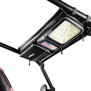 NICECNC UTV Roof Bag, Upgraded PVC RZR XP 1000 Overhead Storage Bag, Heavy Duty Water-repellent Fabric No Sagging wear-resistant Map Pouch, Compatible with Polaris RZR XP 1000/S 4 1000 Turbo 2014-2023