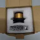 Black Bathtub Drain Tip Toe Tub Conversion Kit Assembly,Wellup Tub Drain Trim Kit with Two Hole Overflow Faceplate,Matte Black