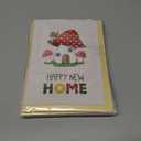10 x New Home Card - Funny & Cute Housewarming Gift for Moving, New Apartment or New Chapter - Includes Extra Thick Envelope (Mushroom)
