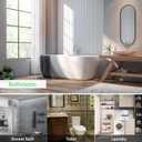 Bathroom Exhaust Fan with LED Light, Quiet Ventilation Bath Fan Combo for Ceiling,Vent Fans 374 CFM Adjustable Light 3000K/4000K/6500K for Laundry Shower Restroom Farmhouse