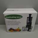 Cold Press Juicer,Slow Masticating Juicer Machines with 5.3" Large Feed Chute for Most Fruits and Vegetables,Easy to Clean Lemon Orange Juicer with 250W Motor and High Juice Yield,Deep Grey