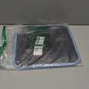 Waterproof Cat Litter Mat, Double Layer EVA, Odor-Free Large Grid, Urine Proof, Easy Cleanup (Blue, 12 x 12)