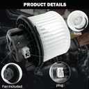 700287 AC Heater Blower Motor Fan Assembly Fit for Nissan Versa 2007 2008 2009 2010 2011 27226EE91C