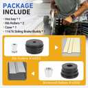 11676 Upgrade Siding Brake Buddy, Fit for Tapco PRO 14, PRO 19, Windy SP, MX Series Braking System - Upgraded 6061 Aluminum Brake Tool with Portable Wheeled Storage Case