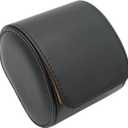 Watch Travel Case Portable Organizer - Luxury Watch Roll Travel Box Recycled Leather Watch Storage and Display for Men and Women (WCASE-1-BLACK) (Single slot)