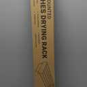 Wall Mounted Clothes Drying Rack  Space-Saving Laundry Dryer for Clothing with 2 Towel Rails, 3 Hangers & 6 Pegs Inc |Collapsible Wall Drying Rack | Indoor & Outdoor Use, 31.5 Inches