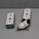 Light Bulb Security Camera 2 Packs, 5G&2.4GHz 2K Security Cameras Wireless Outdoor 360 PTZ Cameras for Home Security with Color Night Vision, 2 Way Talk, AI Human Detection, Screw in Light Socket (White)