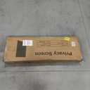 72" H44" W Metal Privacy Screen Outdoor Privacy Screen Freestanding, Outdoor Privacy Screens and Panels for Patio Lawn Deck, Outdoor Privacy Panels Decorative Privacy Fence(Consists of 5 Panels) (72" H44" W, Black Louvered)