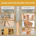 Hand Saw for Wood Cutting with Double Edges, Flush Cut Saw Sharp and Light Woodworking Tools Gifts for Women and Men Father's Day Ideal Gift (1)