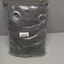 NICETOWN 100% Blackout Curtains with Black Liners, Thermal Insulated Full Blackout 2-Layer Lined Drapes, Energy Efficiency Window Draperies for Bedroom (Grey, 2 Panels, 52-inch W by 63-inch L)