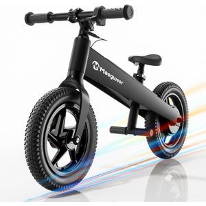 Electric Bike for Kids, Electric Balance Bike for Ages 3-8 Years Old,Kid Electric Motorcycle with 2 Speed Modes,Push-Button Brakes,12 Inch Dirt Off-Road Tire and Adjustable Seat