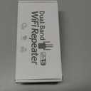 WiFi Extender Up to 12880 Sq.ft and 105 Devices,Dual-Band Speed,1 Ethernet Port,1-Key Set up