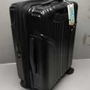 BAGSMART Carry On Luggage 22x14x9 Airline Approved, Lightweight luggage with Spinner Wheels, 20 Inch Expandable Hardside Carry On Suitcase with TSA Lock Rolling Travel suitcase Carry-On, Black
