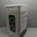 VeGue Karaoke Machine, Wireless Bluetooth PA System for Adults & Kids with Dual 8'' Subwoofers, 2 UHF Wireless Mics, Colorful LED Lights, Ideal for Home Karaoke, Party, Stage Performance (VS-0808)