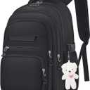 Cute Girls Backpack for School Kids Travel College backpack for Women Teen Black Bookbags Aesthetic Laptop Bagpack