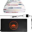 Bread Proofing Mat, Sourdough Warming Heating Mat, Sourdough Starter Warmer with Thermostat Temperature Control & Warm Cover, Bread Dough Proofer Heating Pad for Home Kitchen(10.6" x 21.6")