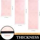 Kitchen Rugs Sets of 3 Non Slip Washable Pink Kitchen Mats for Floor 3 Piece Set Kitchen Rug Set Runner Rugs Absorbent for Hallways Home Party Decoration...