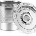 CASABREWS CASKF01 Reusable K Cups Coffee Pods for Keurig, Universal Stainless Steel Refillable Reusable K Cup Coffee Filters Compatible with Keurig 1.0 Coffee Machines, Eco-Friendly, BPA-Free